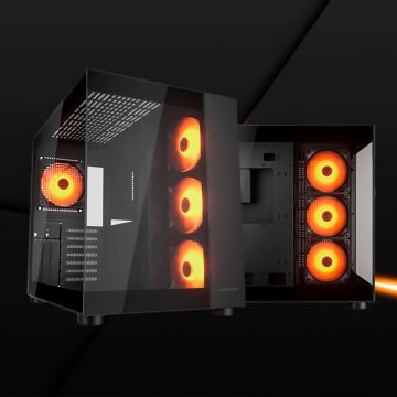 COUGAR FV150 RGB Vidrio Templado Mid Tower Negro