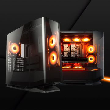 COUGAR FV270 RGB Vidrio Templado Mid Tower Negro