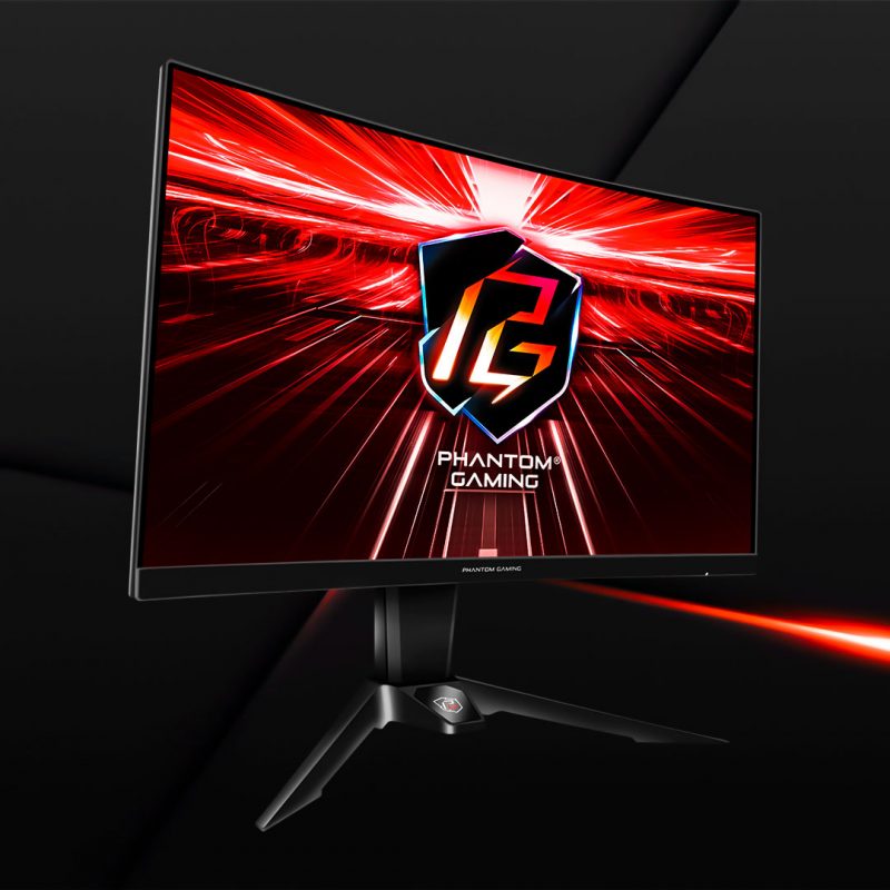 MONITOR CURVO ASROCK PHANTOM GAMING PG27Q15R2A  27" PANEL VA 2K 165Hz