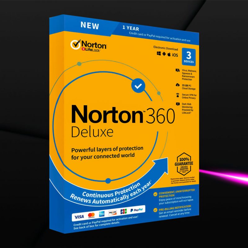 Norton 360 Deluxe 1 año para 5PC