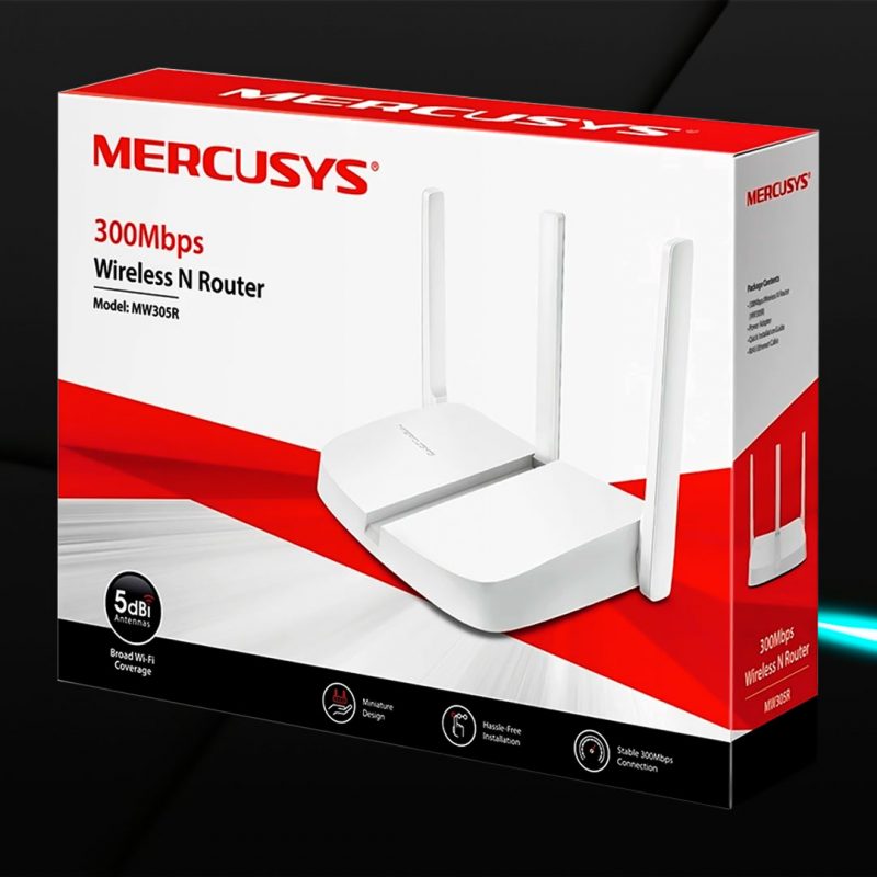 Router MERCUSYS MW306R WIFI 300 Mbps 3 Antenas