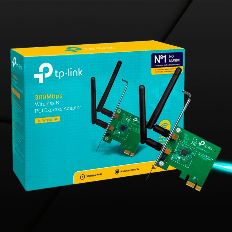 Tarjeta de Red TP LINK TL WN881ND WIFI 300mbps 2 Antenas