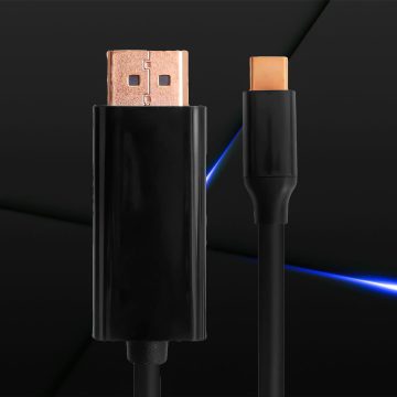 ADAPTADOR UNNO TEKNO De USB Tipo C a DISPLAYPORT CB4059BK