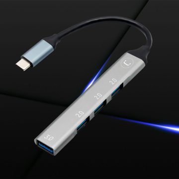 HUB DE 4 PUERTOS USB C A USB A HB1013SV
