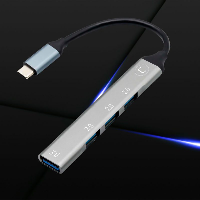 HUB DE 4 PUERTOS USB C A USB A HB1013SV