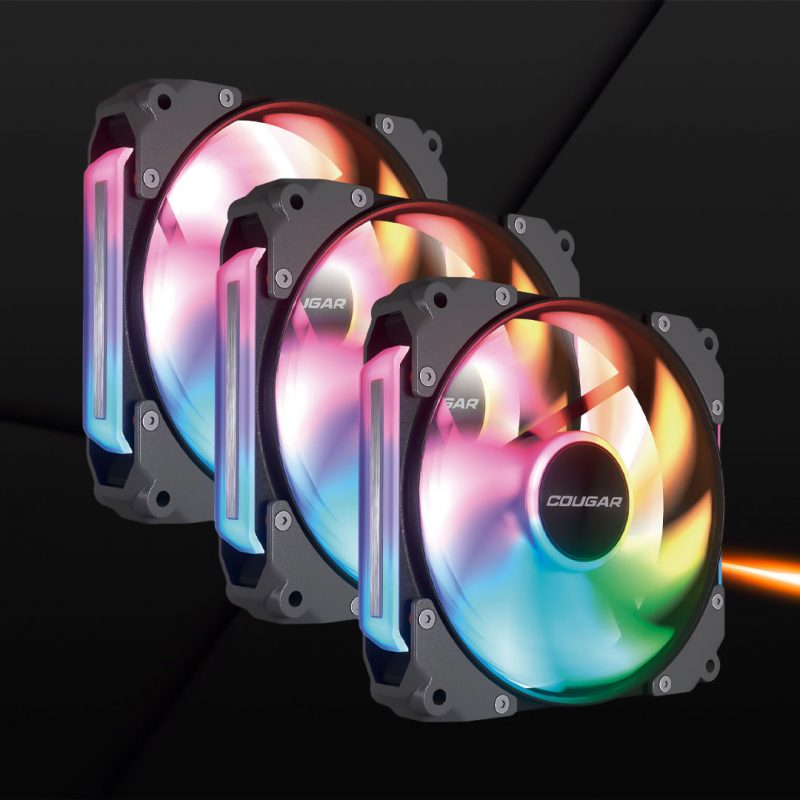 COUGAR APOLAR 120 ARGB REVERSE BLADE 120mm Kit 3 ventiladores