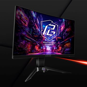 MONITOR CURVO ASROCK PHANTOM GAMING PG27QRT2A 27″ PANEL VA 2K 180Hz