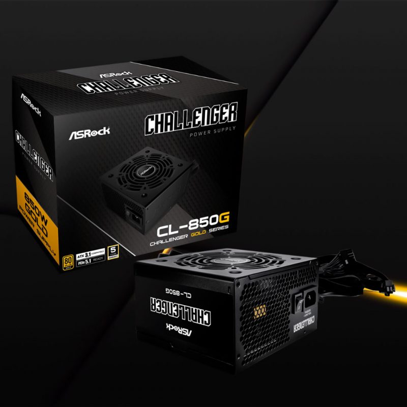 ASROCK CHALLENGER CL-850G/850W 80 Plus GOLD ATX3.1