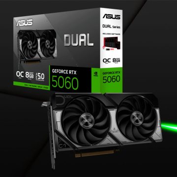 ASUS DUAL GeForce RTX™ 5060 OC EDITION 8GB