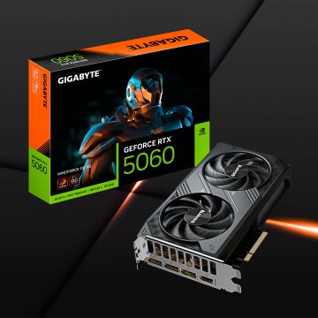 GIGABYTE GeForce RTX™ 5060 WINDFORCE OC 8GB