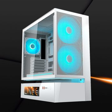 COUGAR VISION CFV235 RGB Vidrio Templado Blanco