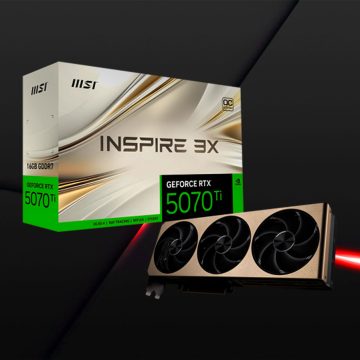 MSI GeForce RTX™ 5070TI 16GB INSPIRE 3X OC