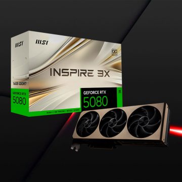MSI GeForce RTX™ 5080 16GB INSPIRE 3X OC