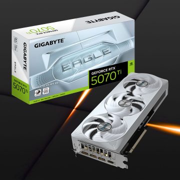 GIGABYTE GeForce RTX™ 5070Ti EAGLE OC ICE SFF 16GB