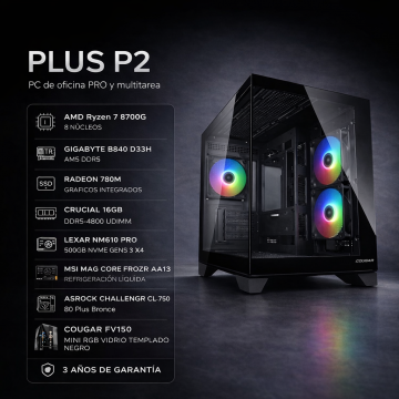 PC CLICK DS PLUS P2 – Oficina pro y multitarea de alto nivel