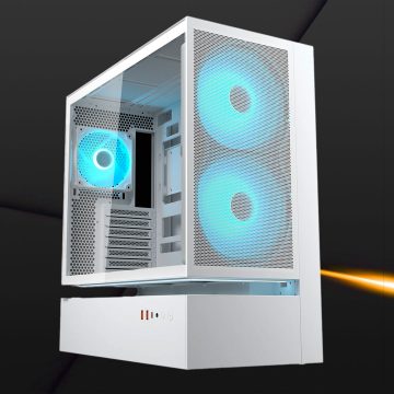 COUGAR CFV235 MESH RGB Vidrio Templado Blanco