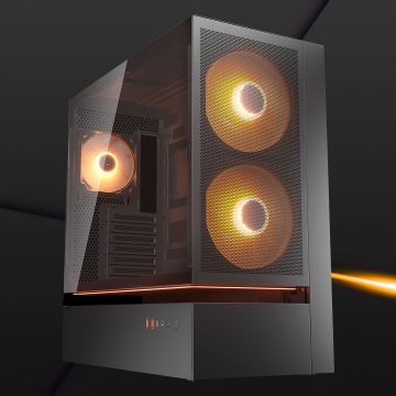 COUGAR CFV235 MESH RGB Vidrio Templado Negro