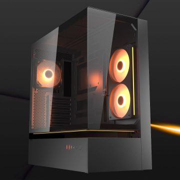 COUGAR CFV235 RGB Vidrio Templado Negro