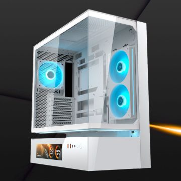 COUGAR VISION CFV235 RGB Vidrio Templado Blanco