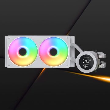 COUGAR POSEIDÓN VISTEK ARGB 240mm Pantalla Digital Blanco