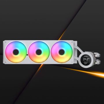 COUGAR POSEIDÓN VISTEK ARGB 360mm Pantalla Digital Blanco