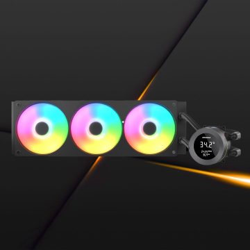 COUGAR POSEIDÓN VISTEK ARGB 360mm Pantalla Digital Negro