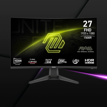 MONITOR MSI MAG 276CF E20 200HZ FHD HDR CURVO