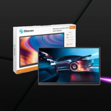 MONITOR PORTATIL STEREN HDR 18.5" FHD USB TIPO C VESA DIS-118