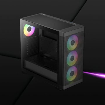 GAMDIAS ATHENA M3 BLACK VIDRIO TEMPLADO 4 FANS