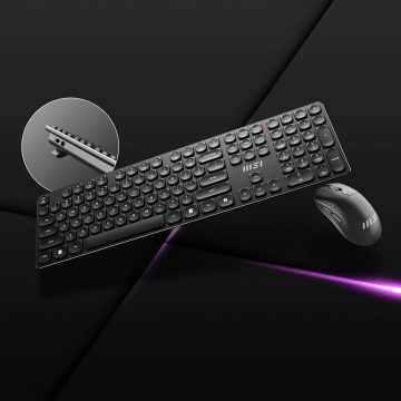 MSI FORGE K210 WIRELESS COMBO TECLADO Y MOUSE