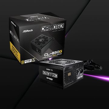ASROCK CHALLENGER CL-650W/80 Plus Gold Icool Intelliga