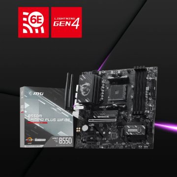 MSI B550M GAMING PLUS WIFI 6E AM4