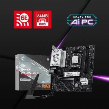 MSI B850M GAMING WIFI 6E AM5 MATX