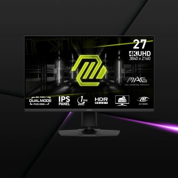 MONITOR MSI MAG 275UPD E14 27" 4K 144HZ (DUAL FHD 288HZ) IPS 1MS HDR 10BITS