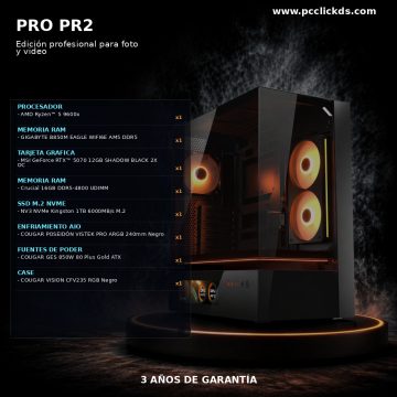 PC CLICK DS PRO PR2 – Edición profesional para foto y video