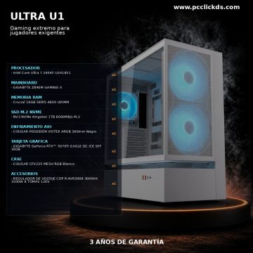 PC CLICK DS ULTRA U1 – Gaming extremo para jugadores exigentes